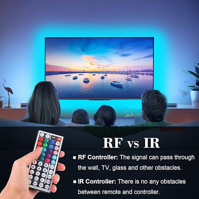 SUPERNIGHT RGB Light Strip Remote Controller, RF Remote of 2-in-1 4 Pin Dimming - Image 3