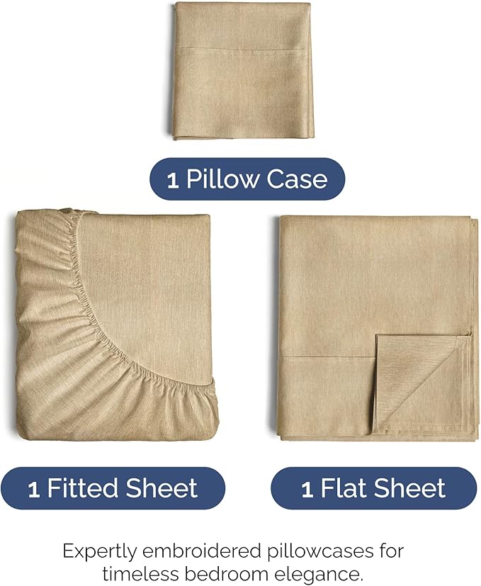 Twin XL Size 3 Piece Sheet Set - Image 2
