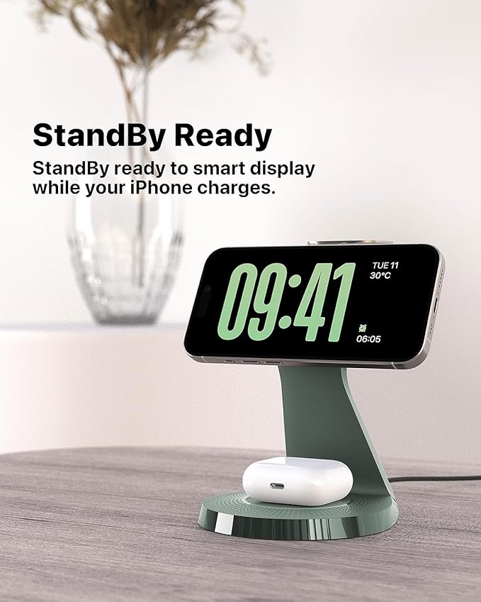 3 in 1 Charging Station for Apple Devices, Mag-Safe Charger Stand Fast Charging - Image 6