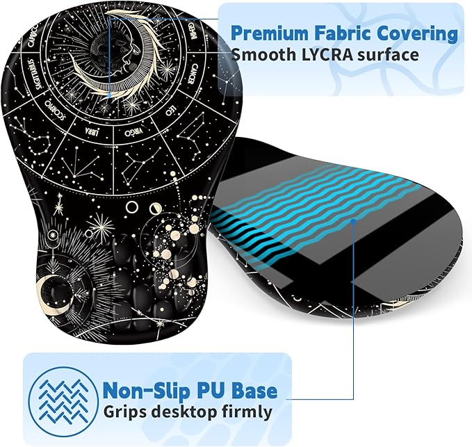 YIWEI Ergonomic Mouse Pad with Wrist Rest - Image 5