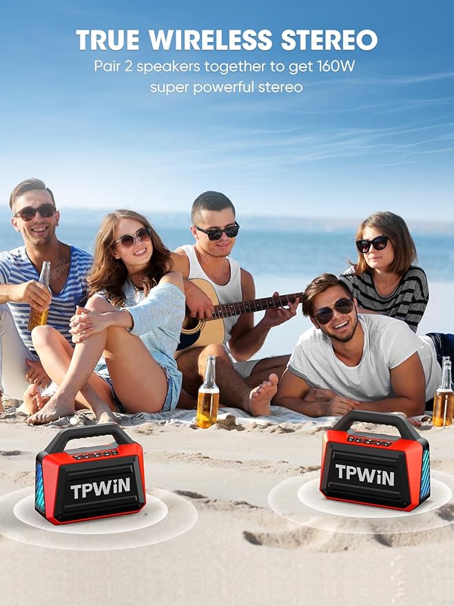 TPWIN Portable Bluetooth Speakers - Image 4