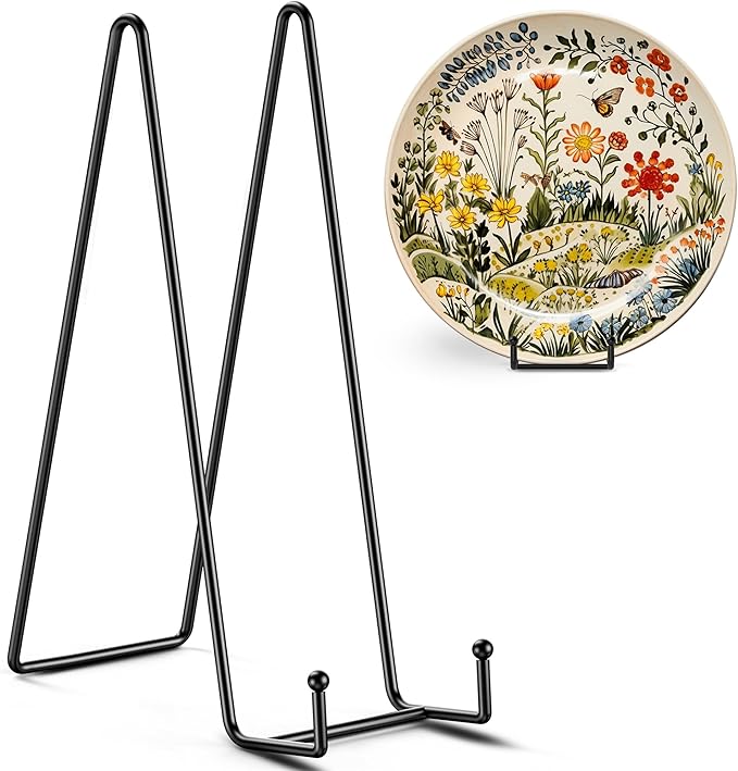 TR-LIFE 4 Pack 12 Inch Large Plate Stands/holder by TR-LIFE