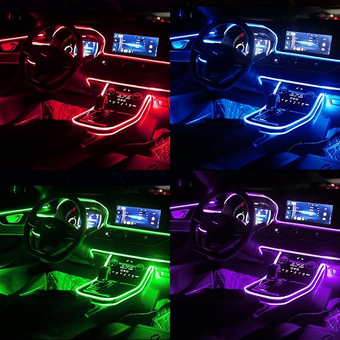 Jushope Interior Car LED Strip Lights - Image 6