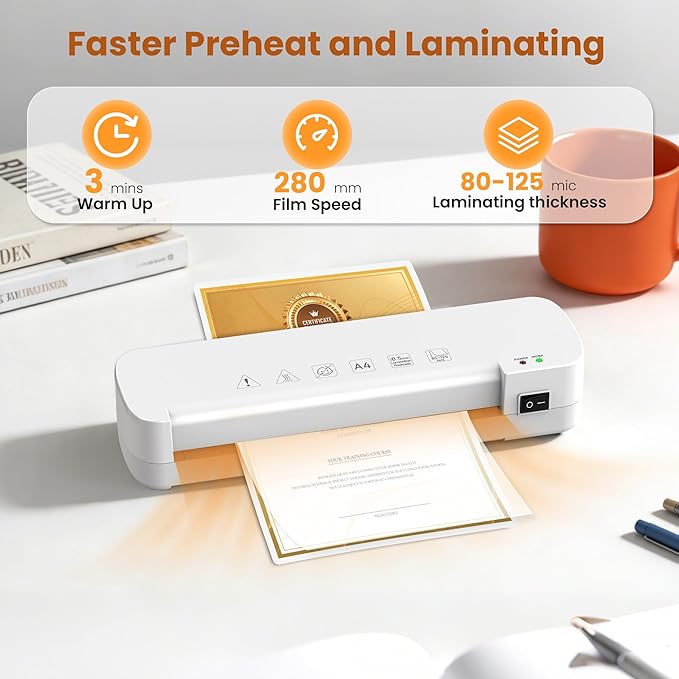 VUSIGN Laminator Machine, 9 Inch Laminators - Image 2