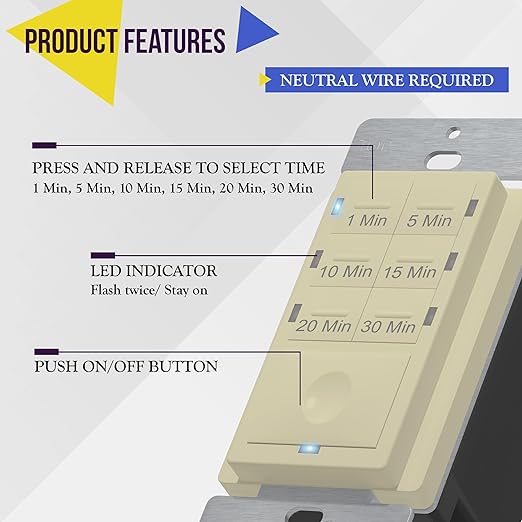 ENERLITES Countdown Timer Switch - Image 2