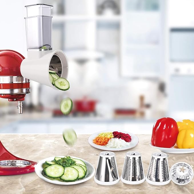 Slicer Shredder Attachment for Kitchenaid Stand Mixer, Salad Machine - Image 6