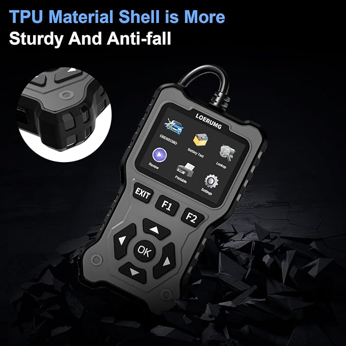 LOERUMG OBD2 Scanner Diagnostic Tool, Enhanced Check Engine Code Reader - Image 6