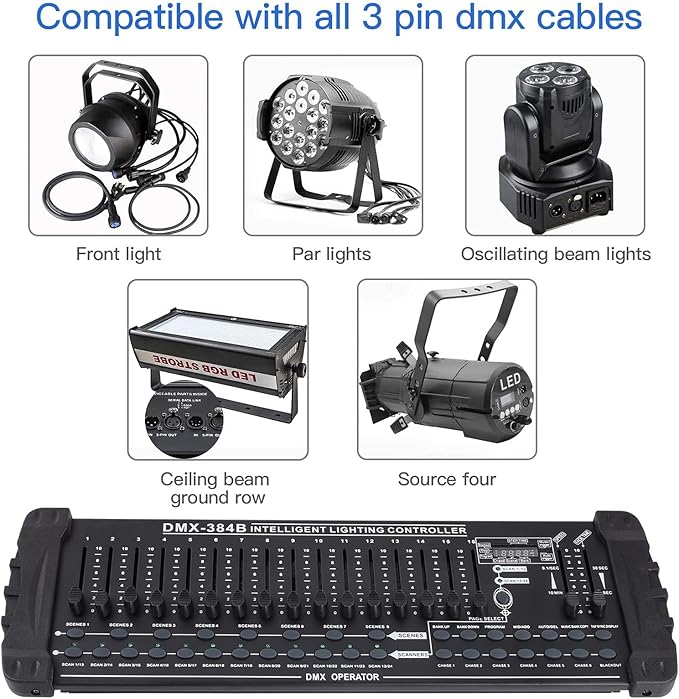 DMX512 DJ Controller 384CH DMX Cotroller Use - Image 2