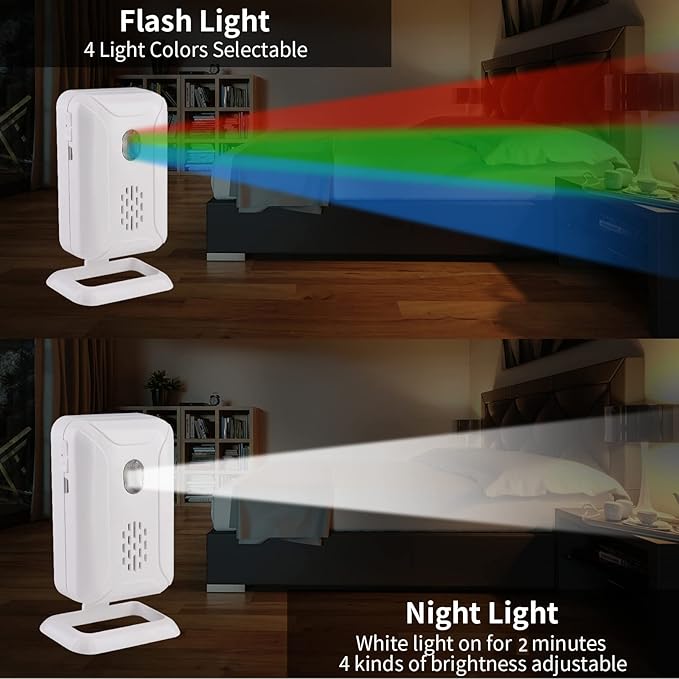 KCMYTONER Wireless Motion Sensor Detector Security Alarm Chime, Motion Sensor - Image 4