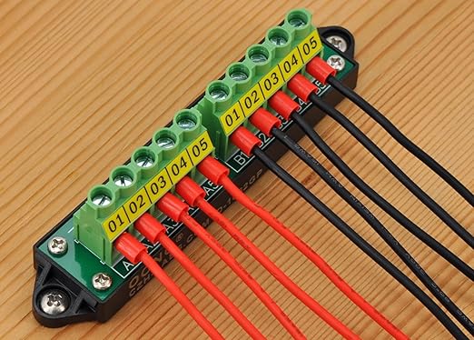 30Amp 300V 2x5 Position Terminal Block Distribution Module. OONO D-1662GP - Image 7