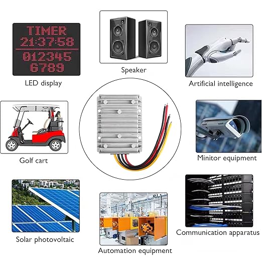 30A 360W DC 36V/48V to 12V Voltage Converter - Image 6