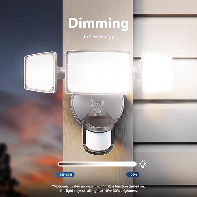 Onforu 75W LED Motion Sensor Outdoor Lights, Dusk to Dawn Flood Light Outdoor - Image 5