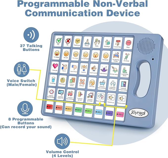 Joyreal AAC Device for Autism, Non Verbal Communication Tools for Speech - Image 2