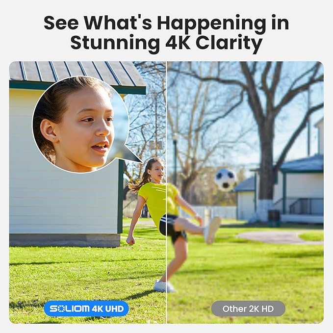 SOLIOM Security Cameras Wireless Outdoor, 8MP Ultra HD - Image 3