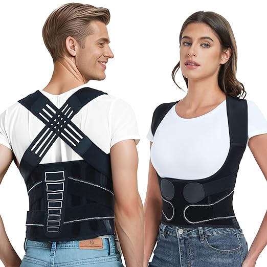 Back Brace Posture Corrector for Women and Men by ENTHRA