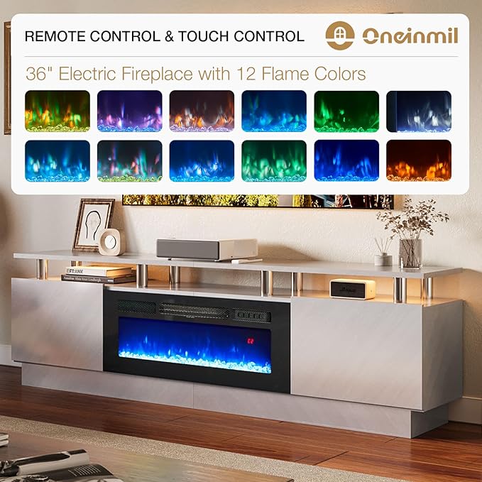 oneinmil Fireplace TV Stand - Image 3