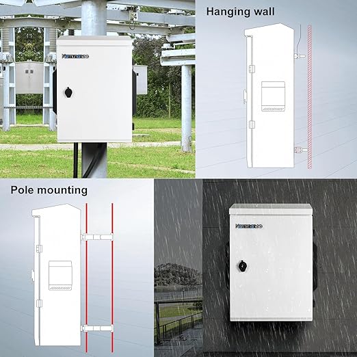 Outdoor Electrical Box, Cold-Rolled Steel Plate, Aluminum Alloy Back Beam - Image 3
