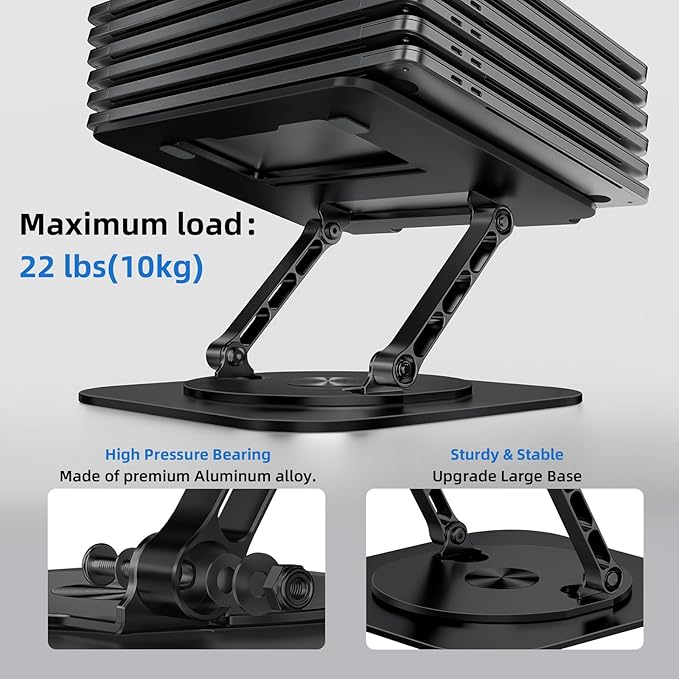 MCHOSE Laptop Stand for Desk, Ergonomic Laptop Riser - Image 5