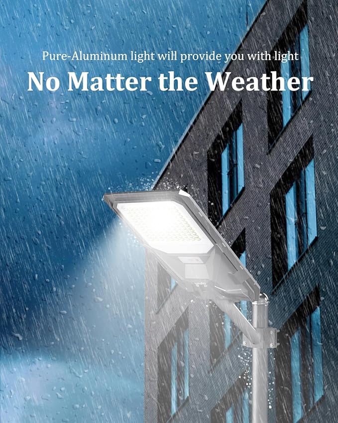 Ofuray Of-4000W Solar Street Lights Outdoor, 000Mah High Power Solar Security - Image 5