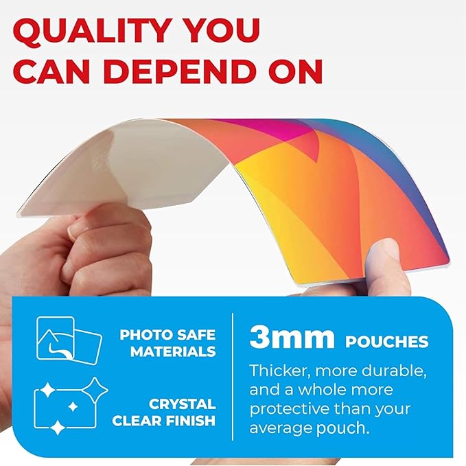 3MIL Thermal Laminating Sheets 9x11.5 inch, Letter Size, Dry-Erase Friendly - Image 2
