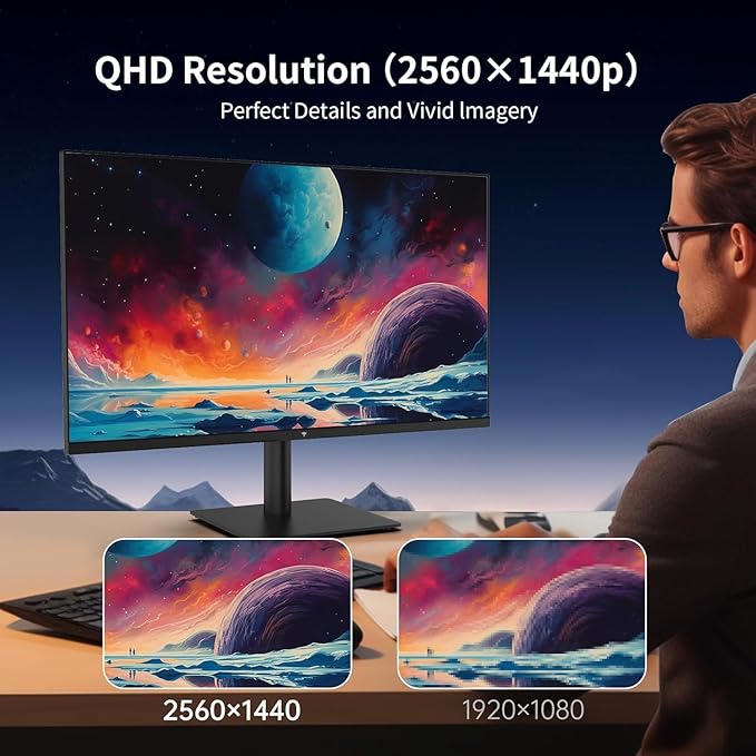KTC 27 Inch QHD 100Hz Computer Monitor - Image 2