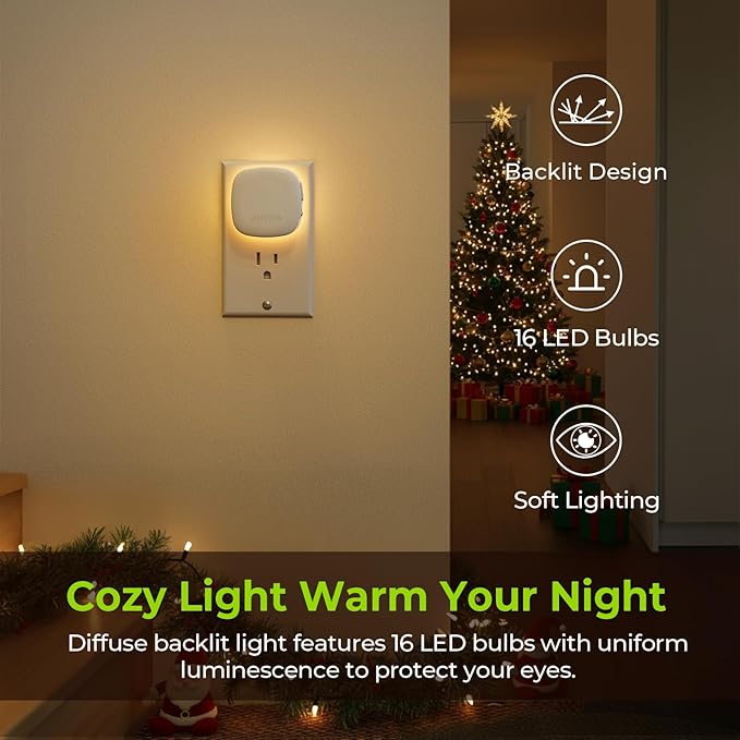 AUVON Plug-in LED Backlit Night Light - Image 2
