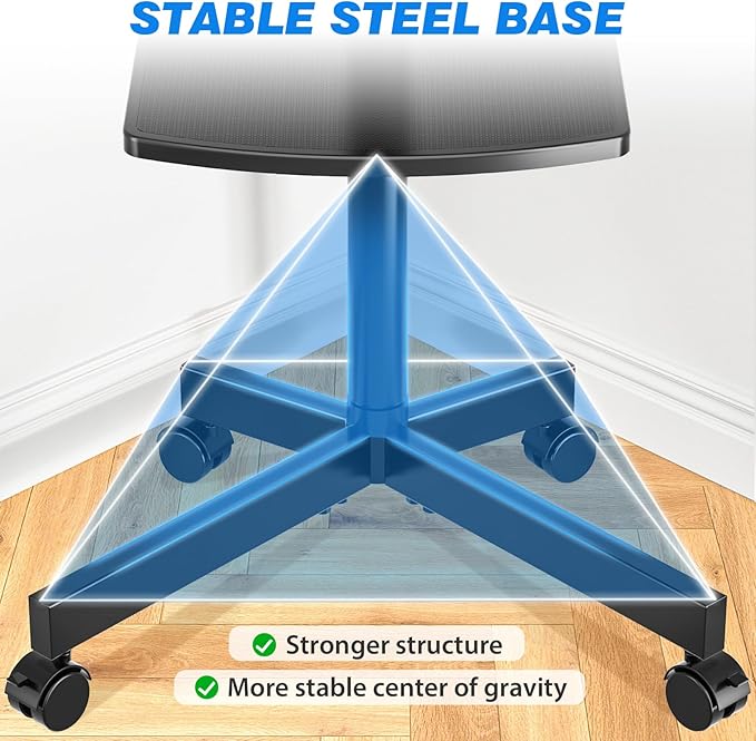 Rfiver Mobile TV Stand for 23-60 Inch LCD LED Flat/Curved Panel Screen TVs up - Image 7