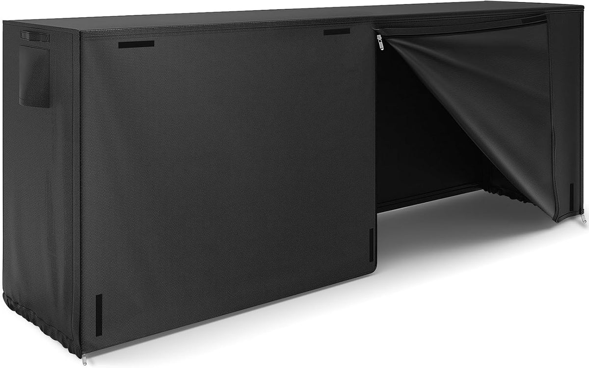 8ft firewood rack cover, 900d oxford heavy duty, main product view