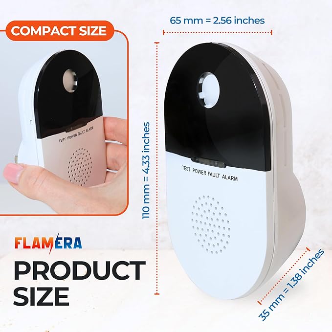 Plug-in Carbon Monoxide Detector – UL 2034 Certified - Image 3