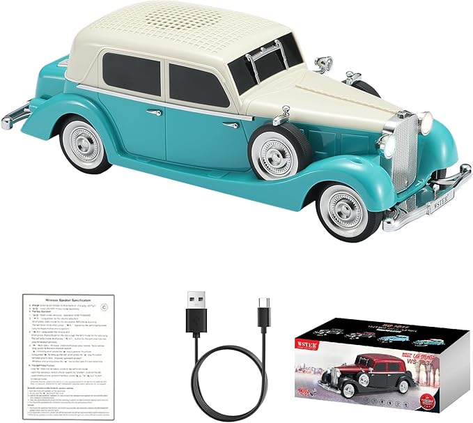 WS-1934 Retro Classic Car Bluetooth Replica Speaker – Wireless HD Sound by WSTER