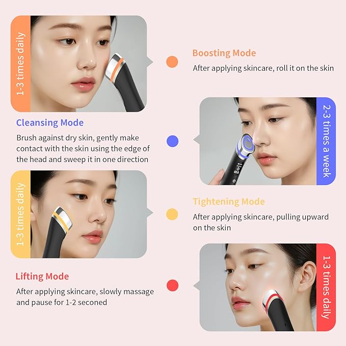 Face Lift Device – 8 in 1 Skin Tightening and Lifting, LED Light Therapy - Image 5