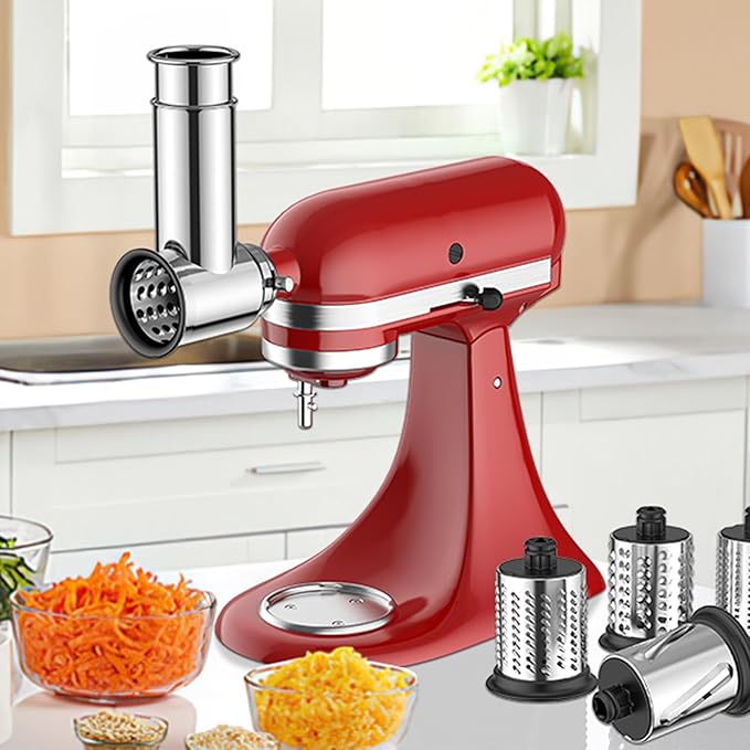 Stainless Steel Slicer Shredder Attachment - Image 6
