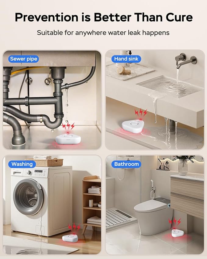 Water Alarm Leak Detector, Water Leak Detectors - Image 7