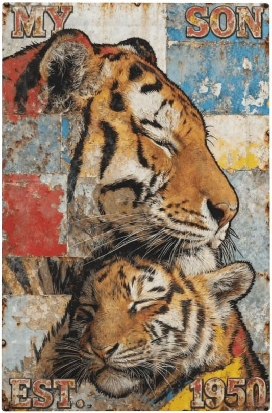 Bvtewkhz Tiger Vintage No Device Single Blank Decorative Outlet Covers Light by Unknown
