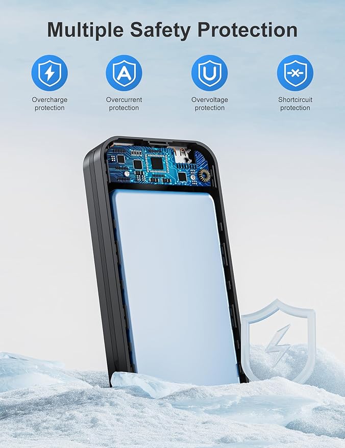 aonidi 20000mAh Ultra-Portable-Charger-Power-Bank PD20W - Image 8