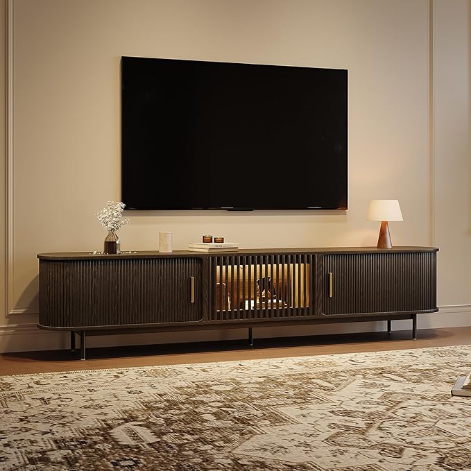 POVISON Sliding Tambour Door TV Stand by POVISON