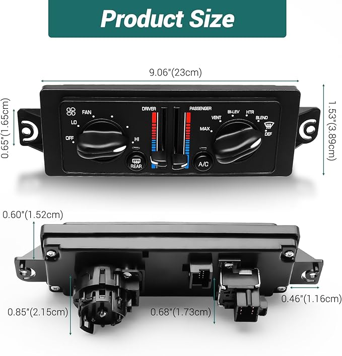 599-199 AC Climate Control Module Compatible - Image 2