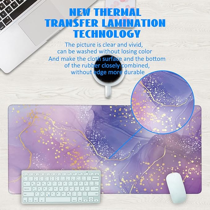 Desk Mat, 35.4"x15.7" Big Mouse Pad - Image 3