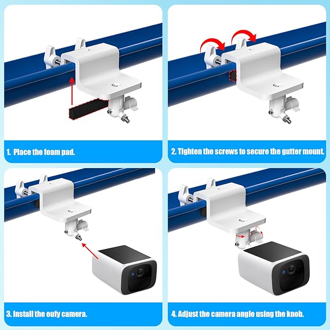 Didalo 2 Pack Gutter Mount Compatible - Image 6