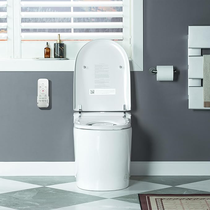 WOODBRIDGE ADA Height Smart Toilet – Auto Lid Open/Close, Foot Sensor, Zero - Image 2