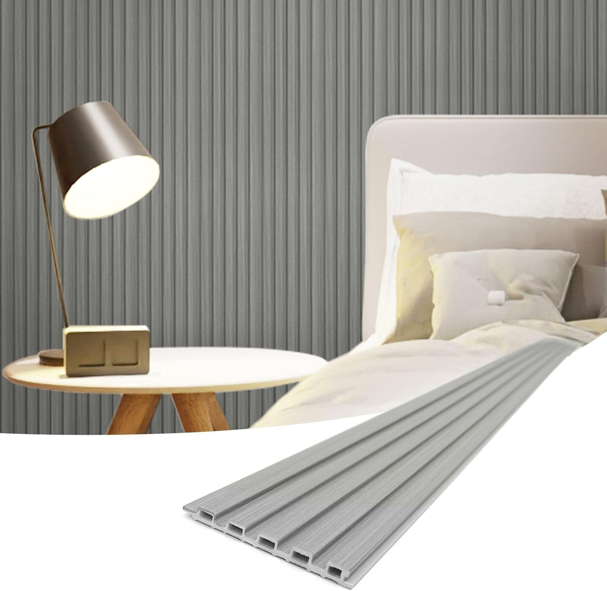 Art3d Slat Wall Panels, WPC Soundproof 3D Wall Paneling