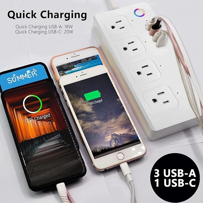 UseeLink WiFi Smart Power Strip, Surge Protector - Image 8