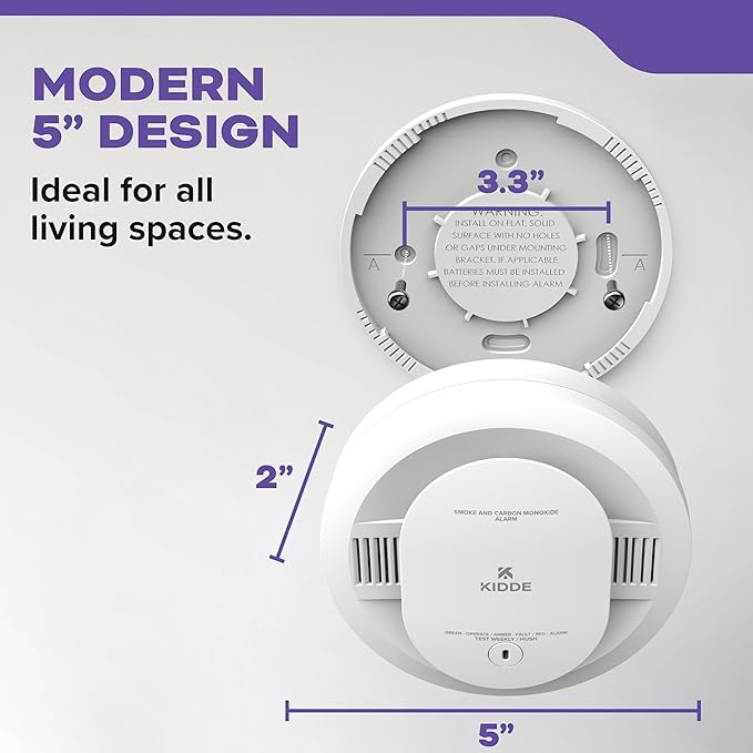Kidde Smoke and Carbon Monoxide Detector, AA Battery Powered - Image 8