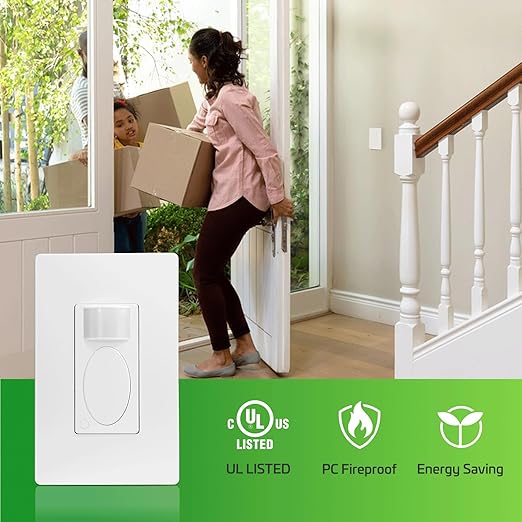 RAYZEEK Motion Sensor Light Switch, Need Ground Wire, Occupancy Sensor Switch - Image 2