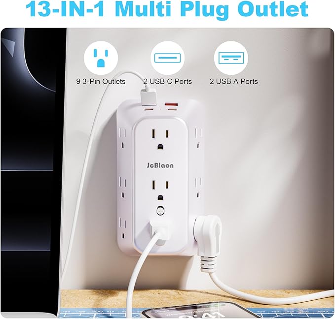 Outlet Extender Wall Charger - Image 3