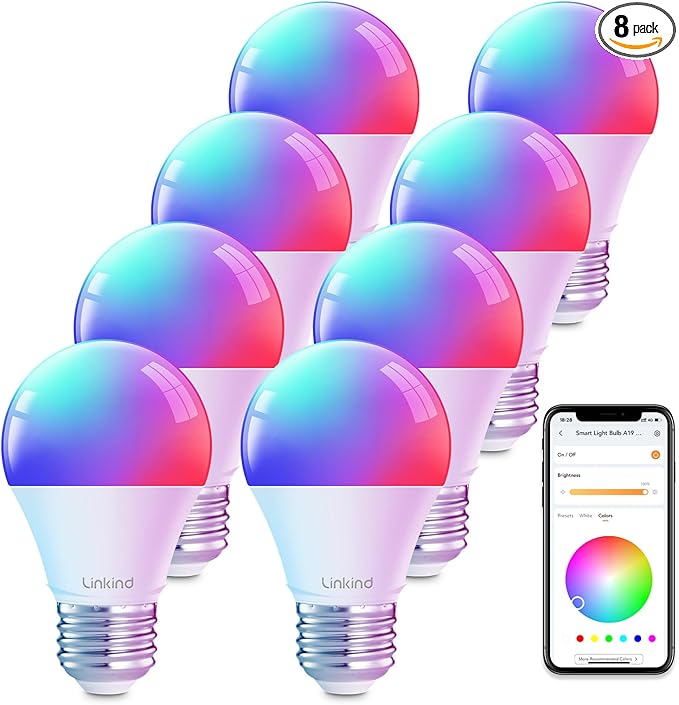 Linkind WiFi Smart Light Bulbs, Alexa Light Bulb Work by Linkind