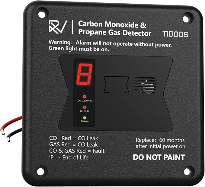 RV Carbon Monoxide & Propane Detectors, Replacement by Unknown