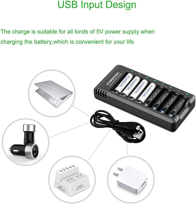 POWEROWL Rechargeable AA Batteries - Image 7