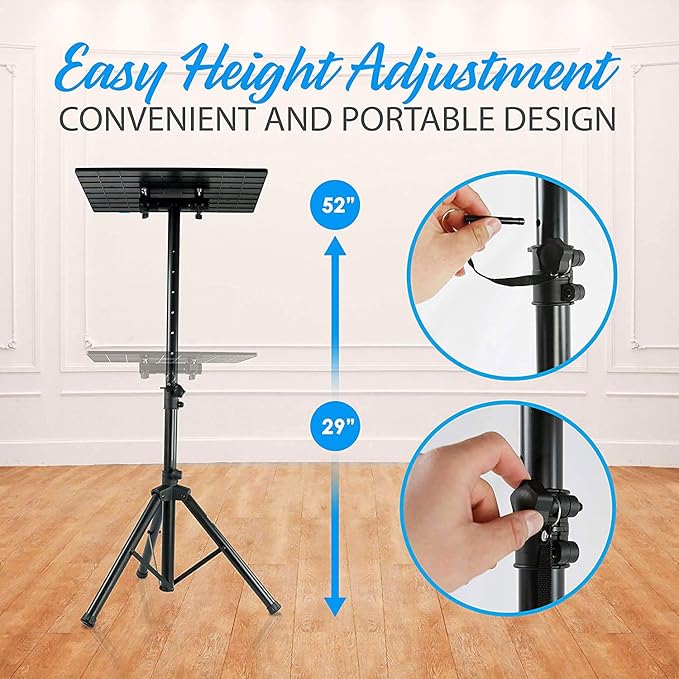 Pyle Laptop Projector Tripod Stand - Image 4
