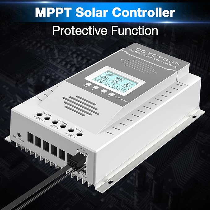 OOYCYOO MPPT Charge Controller 80 amp 12V/24V Auto, 80A Solar Panel Charge - Image 4